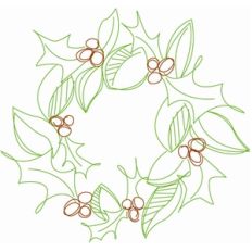 sketch wreath