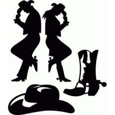 cowboy and cowgirl set