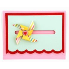 pinwheel penny slider card