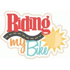 riding my bike title