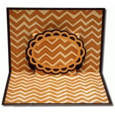 a2 pop up scallop oval frame card