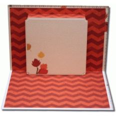 a2 pop up square frame card