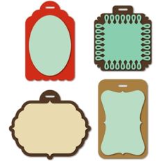 elegant gift tag set