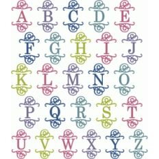 bracket flourish alphabet