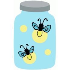 fireflies in a jar