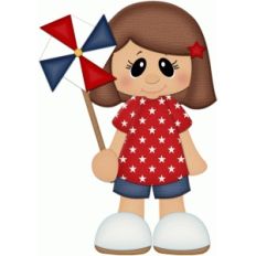 4th of july girl w pinwheel pnc