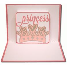 a2 pop up princess card