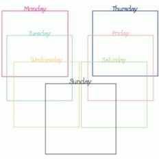 days of the week page mats