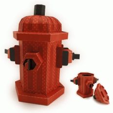 3d fire hydrant box