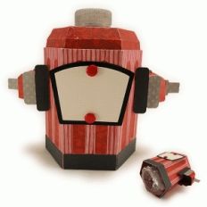 3d fire hydrant bottle cover
