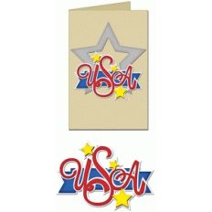 a2 usa card with banner