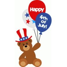 bear happy 4th july