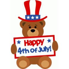bear happy 4th july