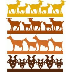 goat borders set