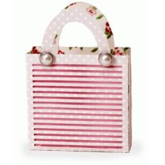 striped gift bag