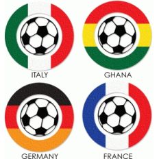 3 stripe flags soccer