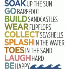 beach list - phrase