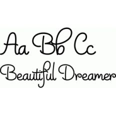 rr beautiful dreamer font