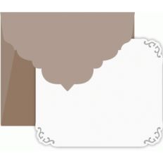 romantic envelope and card set