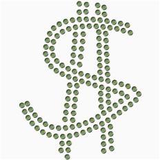 rhinestone dollar sign