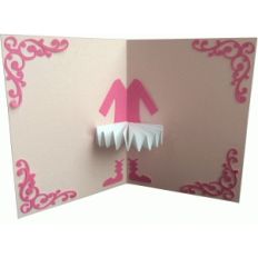 ballet pop up card