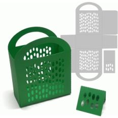 treasure bag with ovals pattern