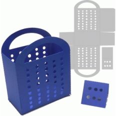 treasure bag with circles pattern