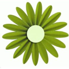 3d accordion pleated rosette flower