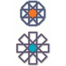 layered islamic stars ornaments