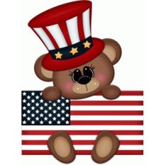 patriotic bear w flag pnc