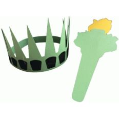 statue of liberty crown and torch