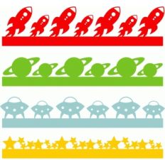 space borders set