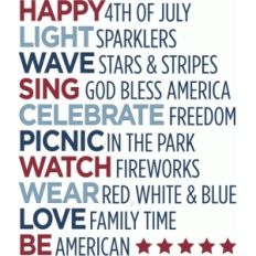 4th of july list - phrase