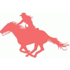 cowgirl barrel racing