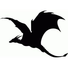 soaring dragon silhouette