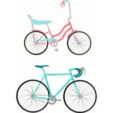 set of bikes