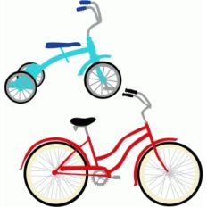 set of bikes