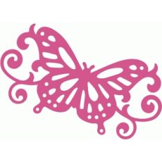 butterfly flourish