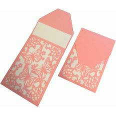 lace butterfly gift card/tag sleeve