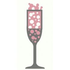bubbly champagne flute