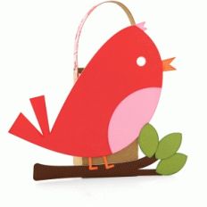 bird shaped favor box