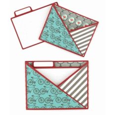 a2 tabbed card with sleeve