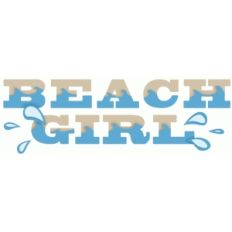 beach girl phrase