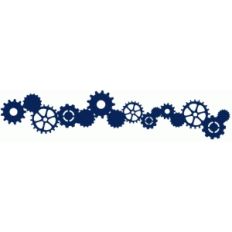 steampunk cogs border