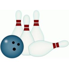 bowling pins and ball pnc