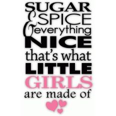 what little girls are made of