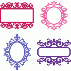 frames flourishes set