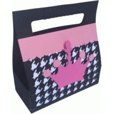 crown and houndstooth gift box