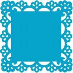 scallop lace card