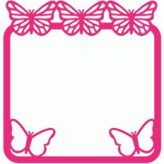 monarch family picture frame